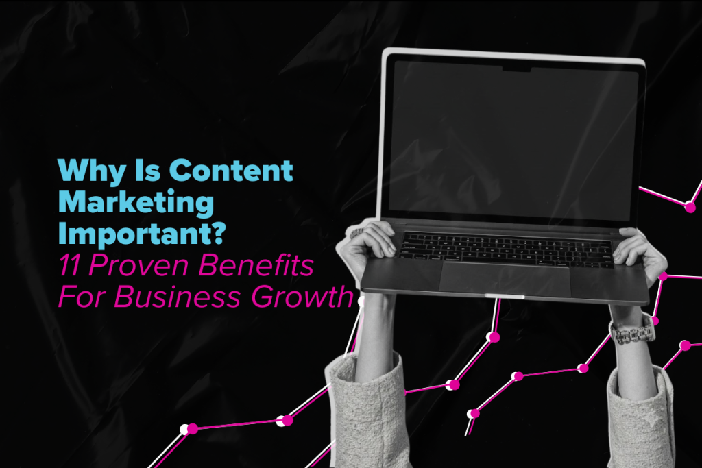 Featured Image | UNTMD | Award-Winning Digital Marketing Agency in Australia Why is content marketing important — content strategist reviewing a content plan with analytics