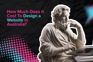 How much does it cost to design a website: web designer reviewing mockup and pricing in an Australian agency