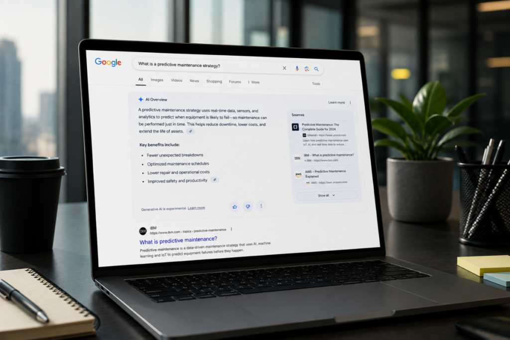 Above H2_ What Is GEO and Why It Matters for AI Search | UNTMD | Award-Winning Digital Marketing Agency in Australia What is GEO: generative engine optimisation shown in a Google AI Overview citation example